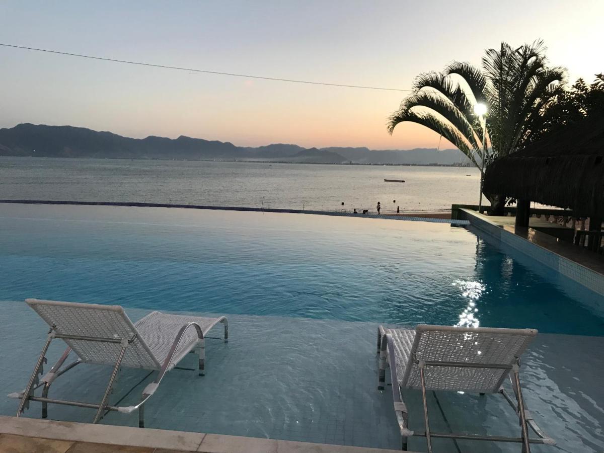 Apartamento Pe Na Areia Frente Para O Mar E Piscina Na Prainha Caraguatatuba Exterior photo
